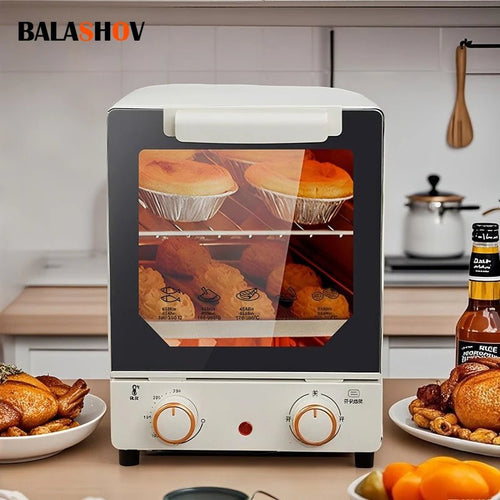 12L Large Family - Size Air Fryer Toaster Oven – Multi - Functional Mechanical Cooking VoltCook
