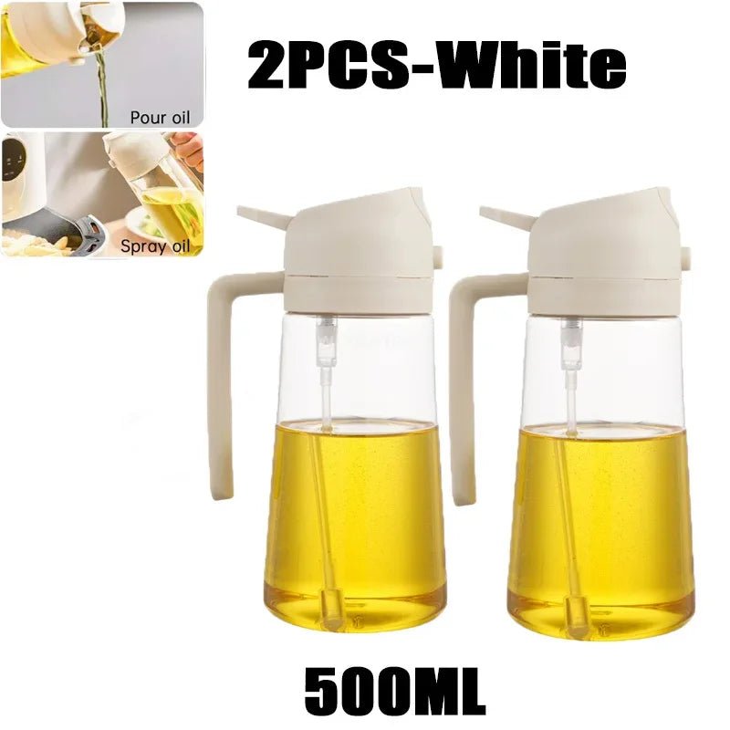 2-in-1 Premium Oil Spray & Dispenser – Healthy Cooking & Even Coating VoltCook