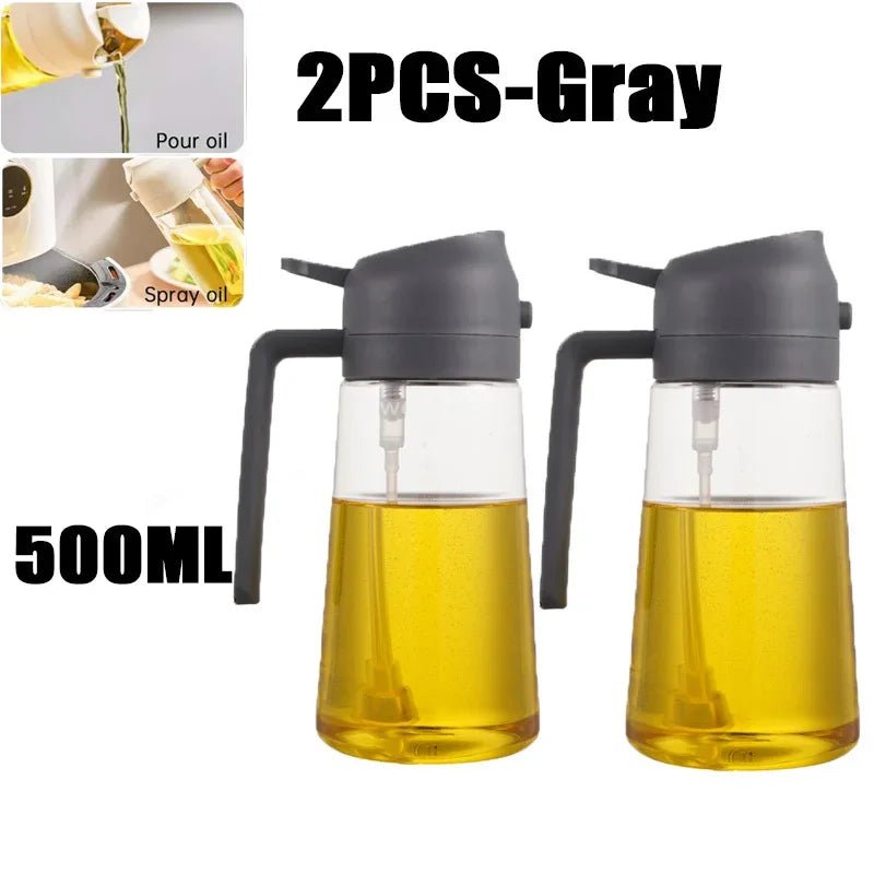 2-in-1 Premium Oil Spray & Dispenser – Healthy Cooking & Even Coating VoltCook