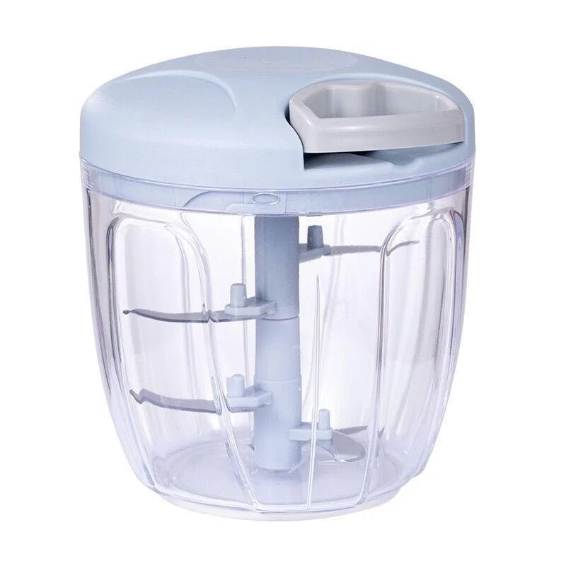 500/900ML Fast Manual Hand - Pull Food Chopper & Garlic Mincer VoltCook