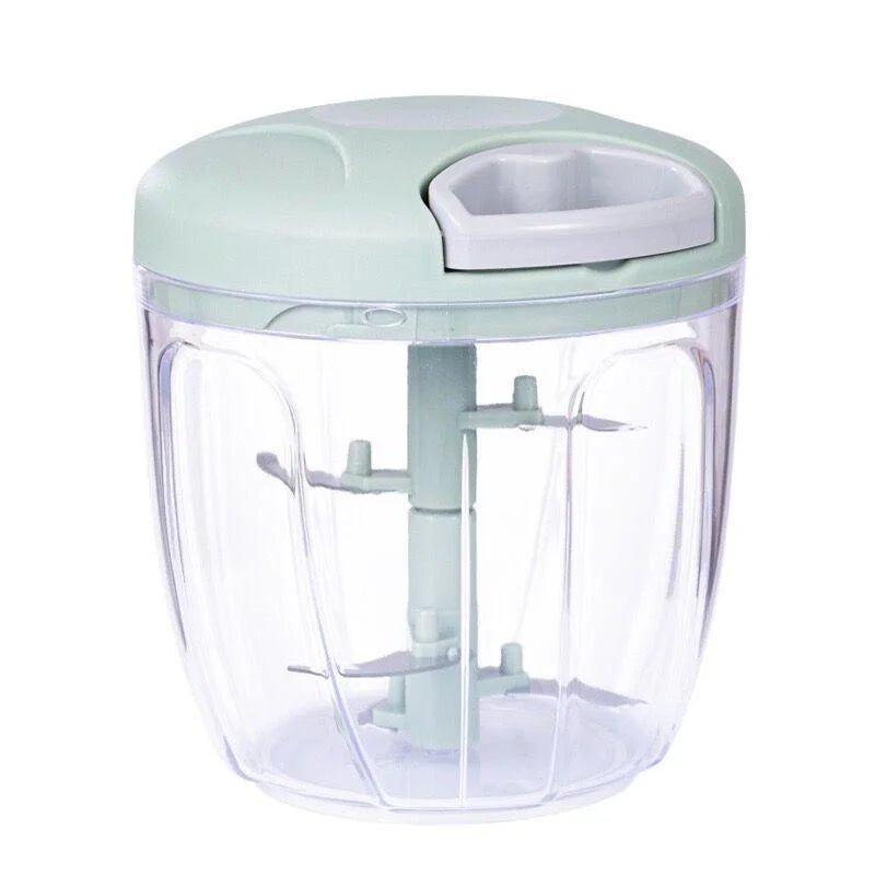 500/900ML Fast Manual Hand - Pull Food Chopper & Garlic Mincer VoltCook