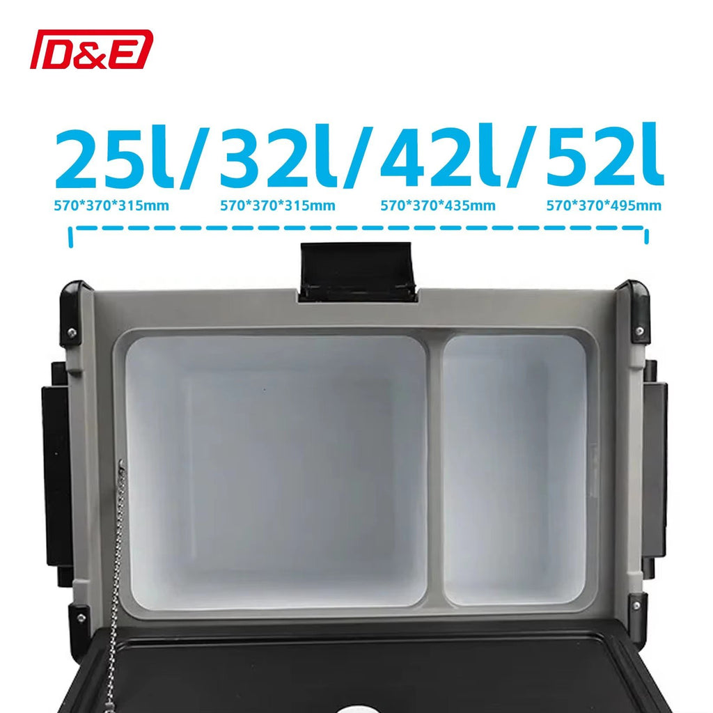 Portable 32L Car Fridge, 12V/24V Freezer with Touch Screen - Fast Cooling for Travel & Camping
