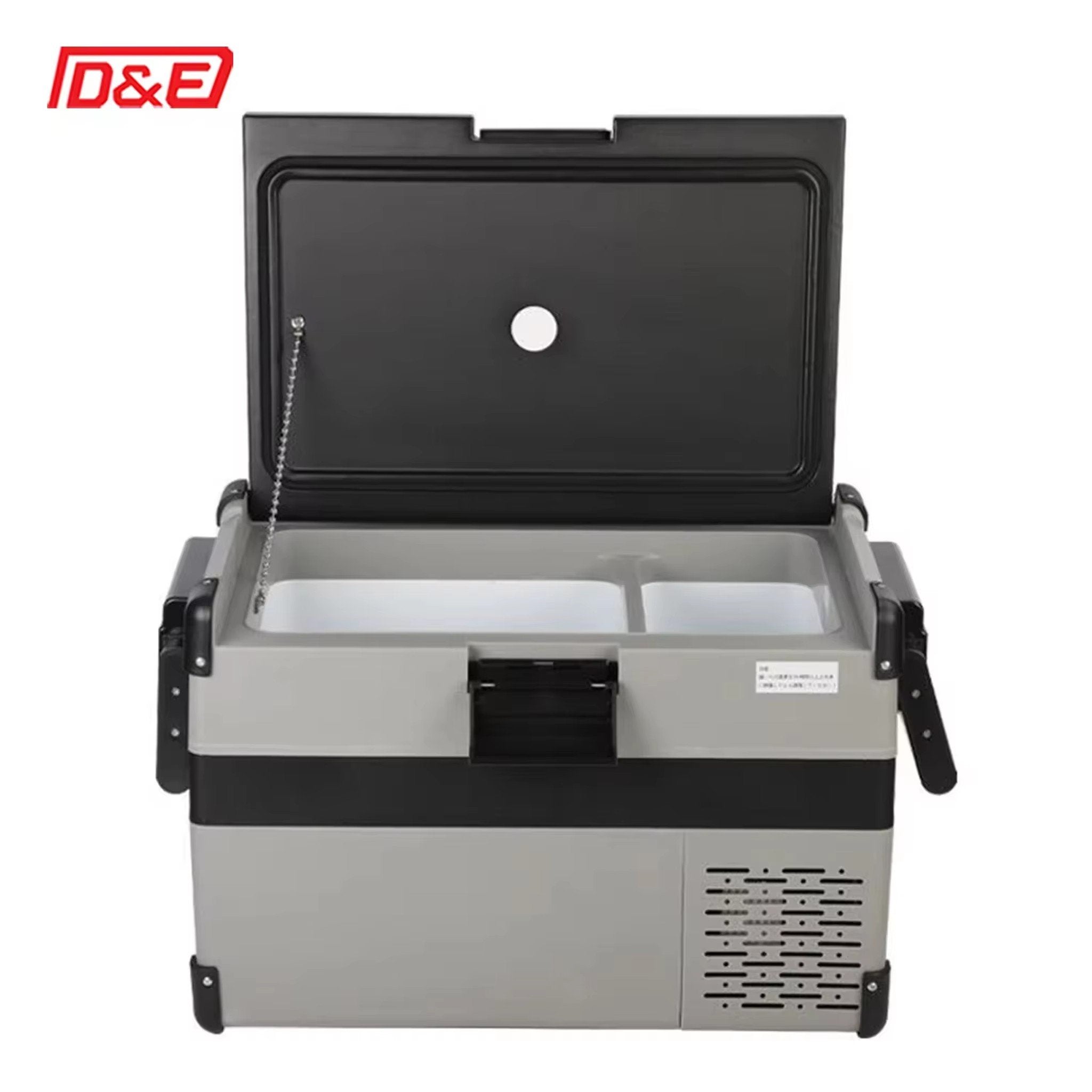 Portable 32L Car Fridge, 12V/24V Freezer with Touch Screen - Fast Cooling for Travel & Camping